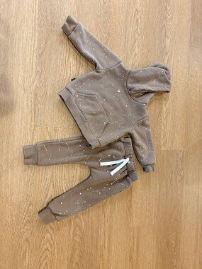 Olive + Scout Boys 2pc Set 2T Paint Print Hoodie Sweatpants Matching